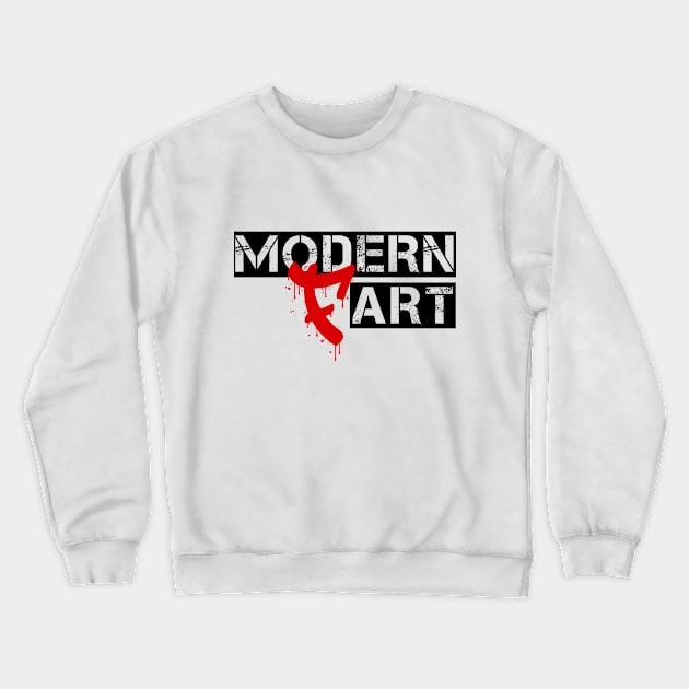 Modern (F) Art Crewneck Sweatshirt by Smurnov